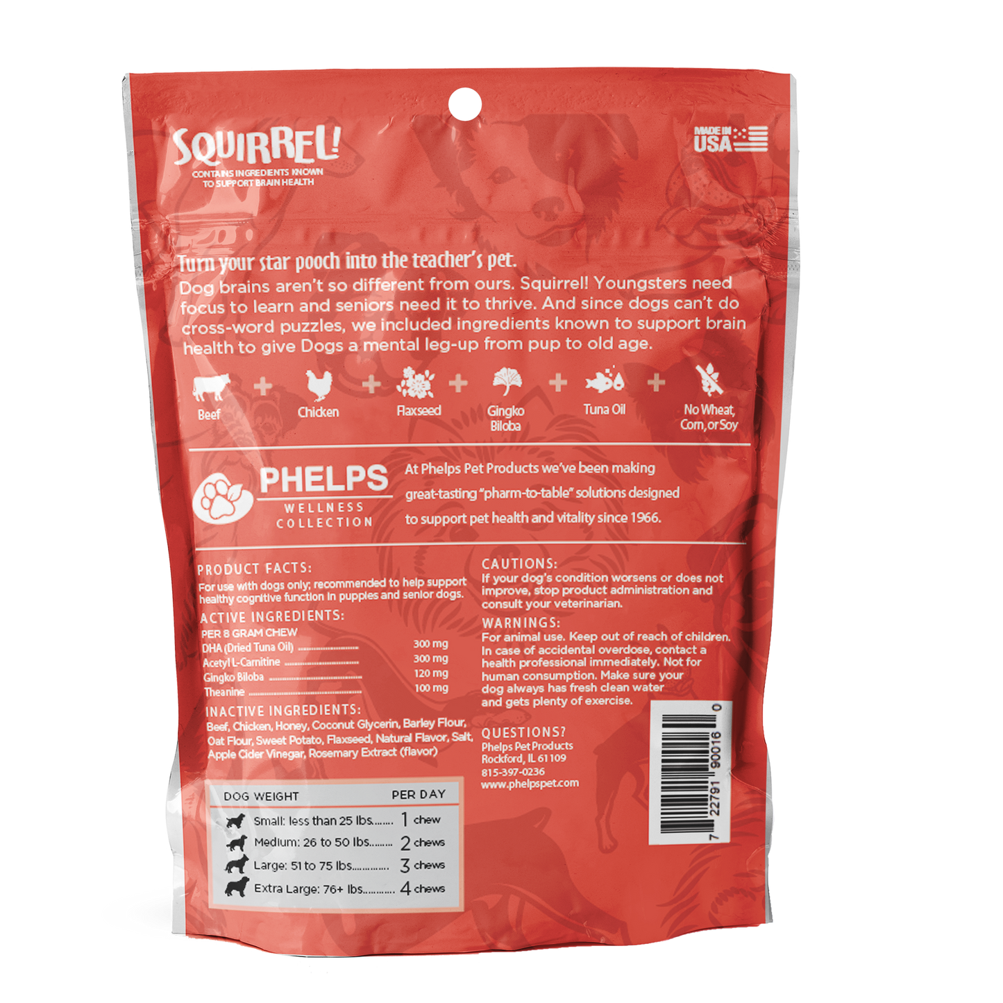 Squirrel! Brain Health Beef Flavor