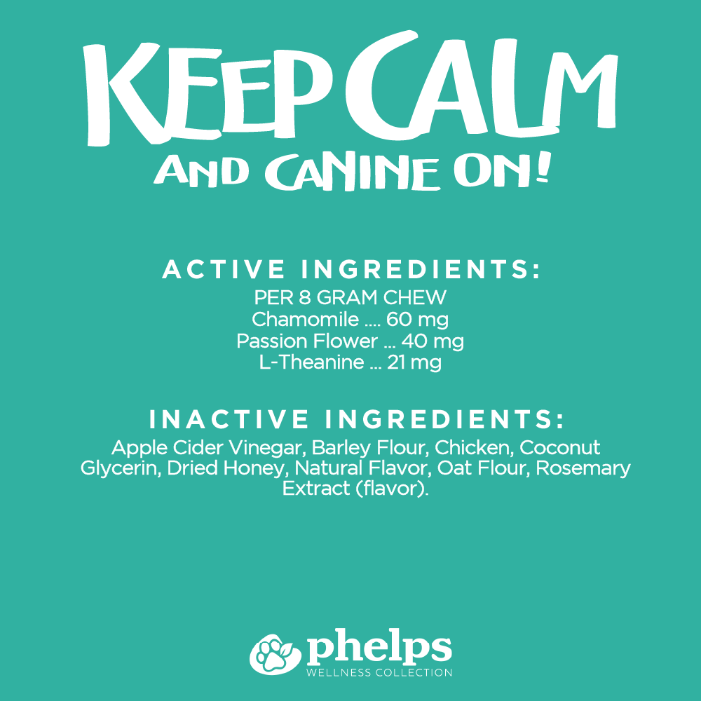 Keep Calm & Canine On! Relaxing Chews Chicken Flavor