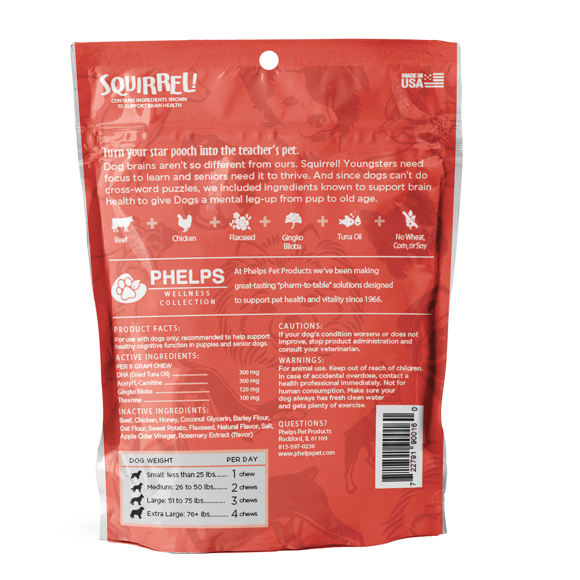 Squirrel! Brain Health Beef Flavor